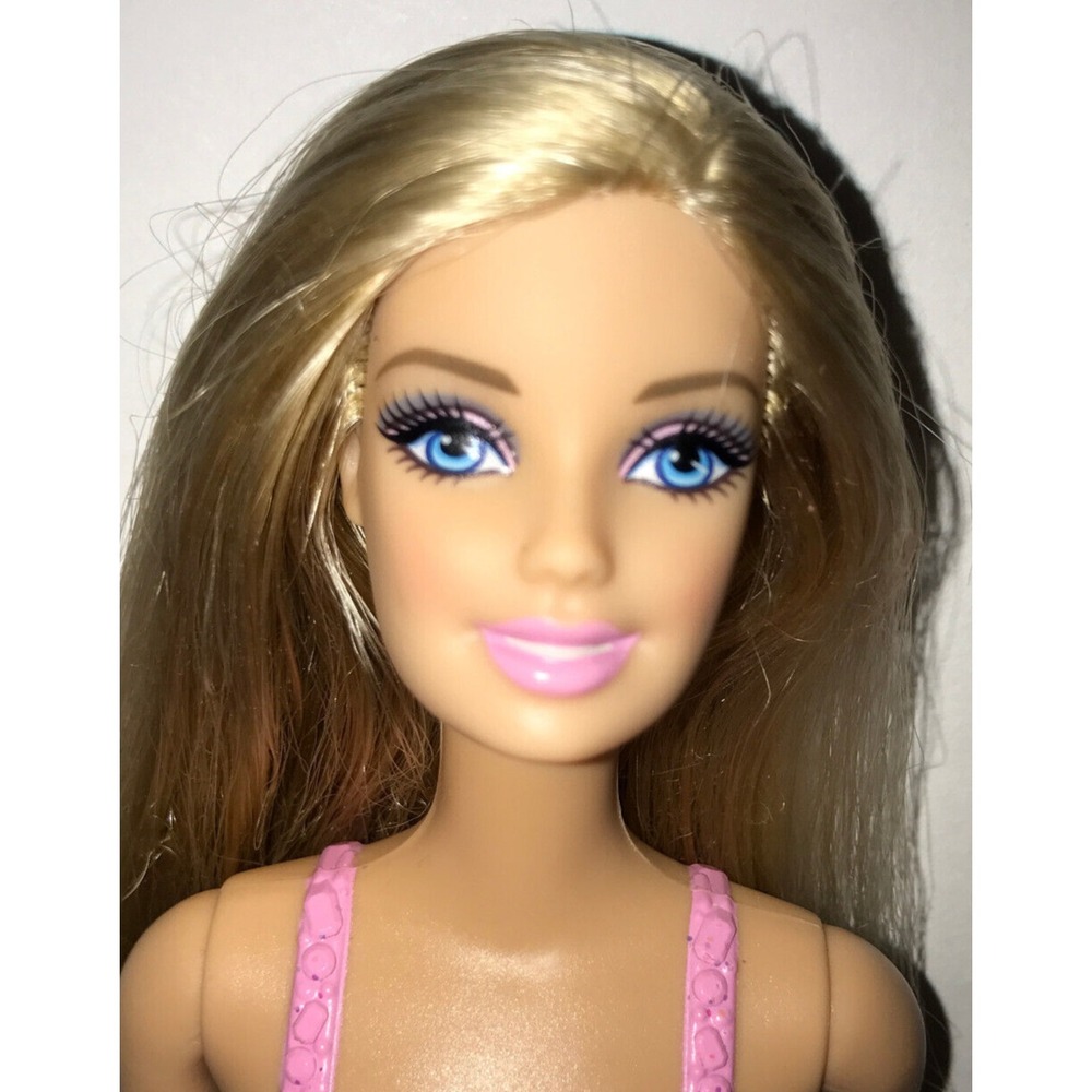 Nude Barbie Fairytale Princess Target Exc. CEO Face Pink Leotard Doll For OOAK